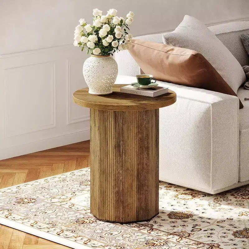 Table d'appoint ronde, Table basse d'appoint industrielle