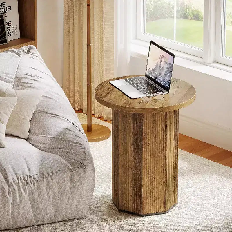 Table d'appoint ronde, Table basse d'appoint industrielle