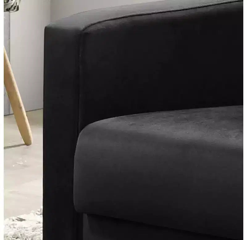 Fauteuil d'appoint en velours 27,5W avec capitonnage