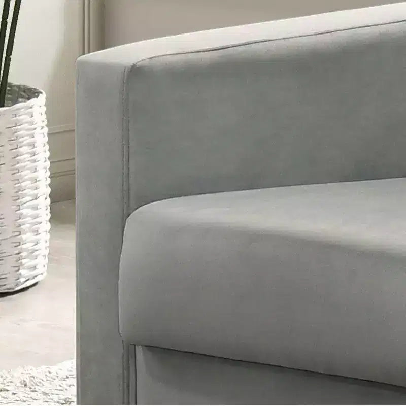Fauteuil d'appoint en velours 27,5W avec capitonnage