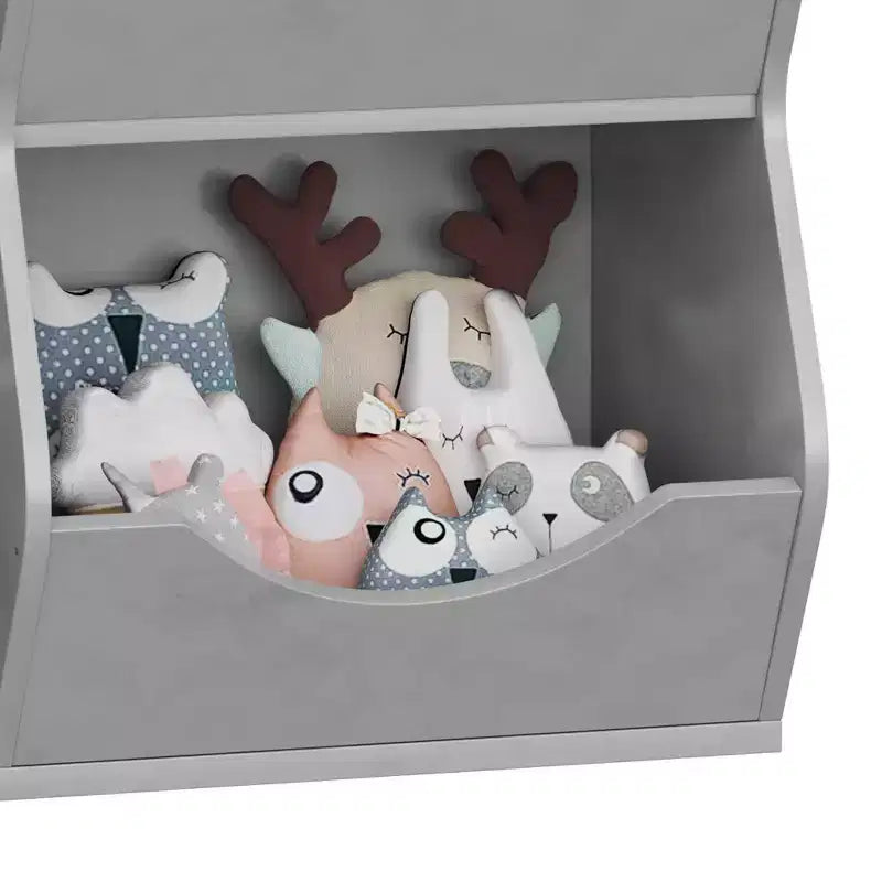 Étagère à livres 3 niveaux pour enfants - Présentoir à livres pour tout-petits pour salles de classe, salles de jeux Étagère à 5 compartiments et étagère à jouets pour chambre à coucher, salon