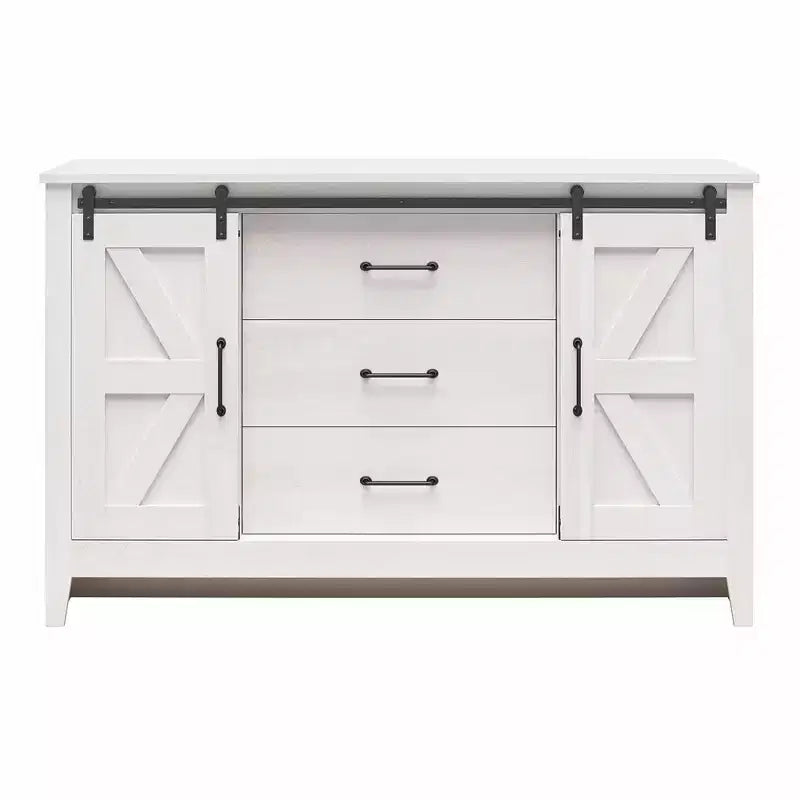 RealRooms Alton Farmhouse 3 Drawer/2 Door Dresser