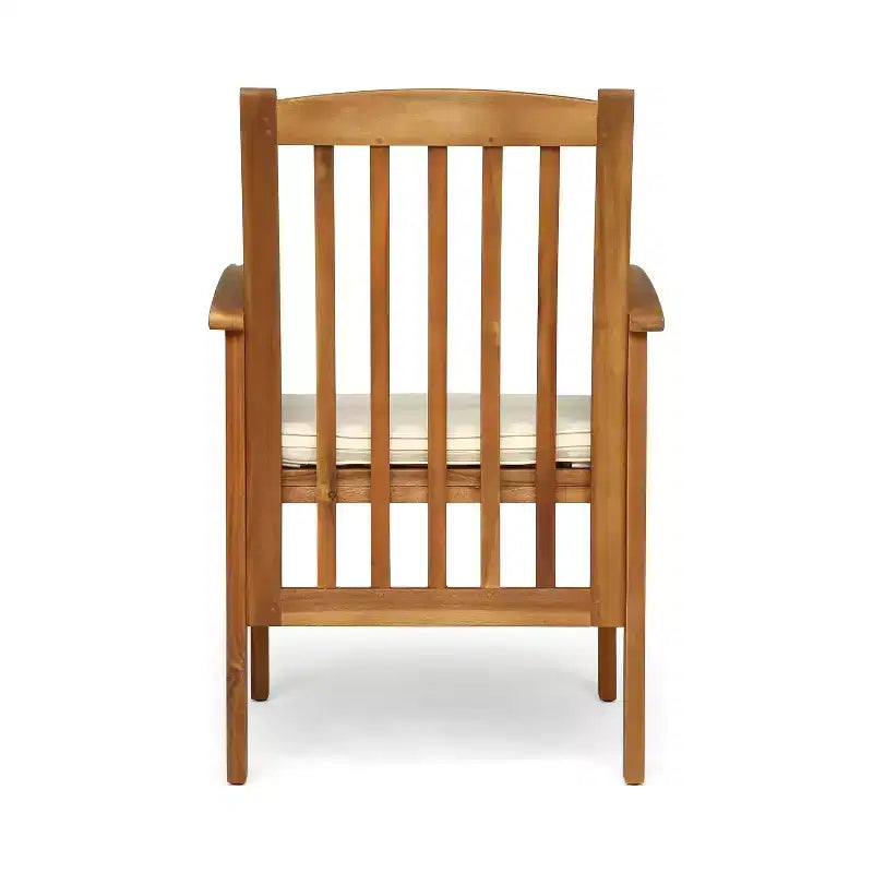 Lot de 2 chaises de salle à manger avec 2 coussins moelleux confortables pour les repas en famille