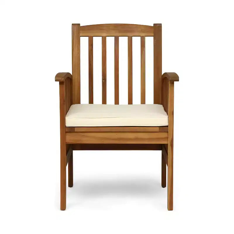 Lot de 2 chaises de salle à manger avec 2 coussins moelleux confortables pour les repas en famille