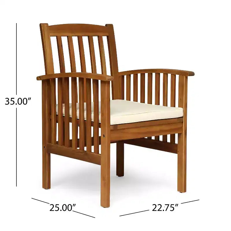 Lot de 2 chaises de salle à manger avec 2 coussins moelleux confortables pour les repas en famille