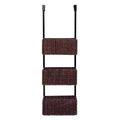 Cortovo Over-The-Door 3-Tier Basket Storage - Espresso with Black - SEI