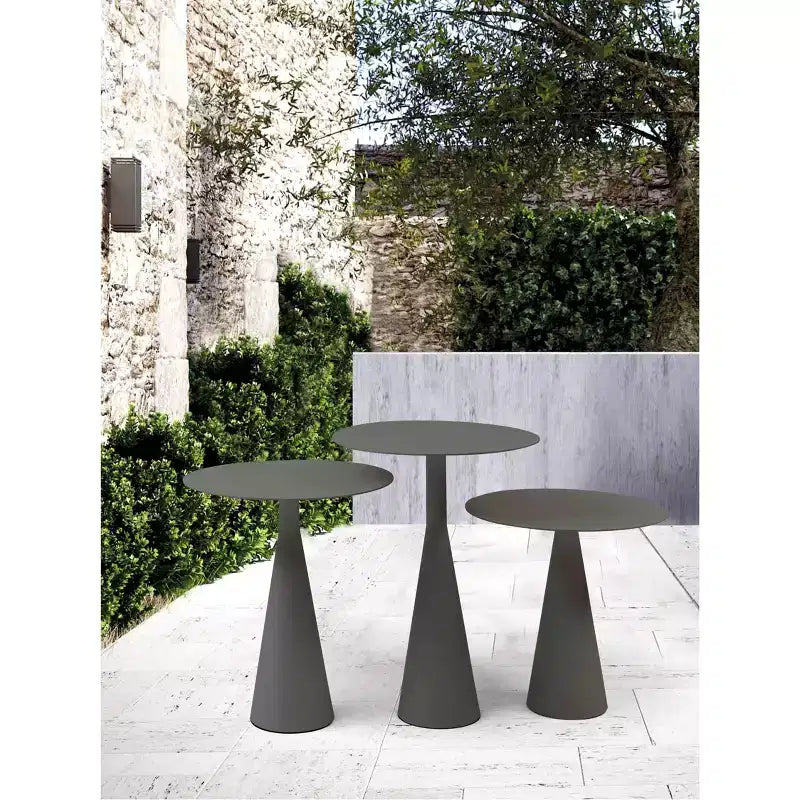 Table d'appoint rectangulaire en aluminium, 1 pièce