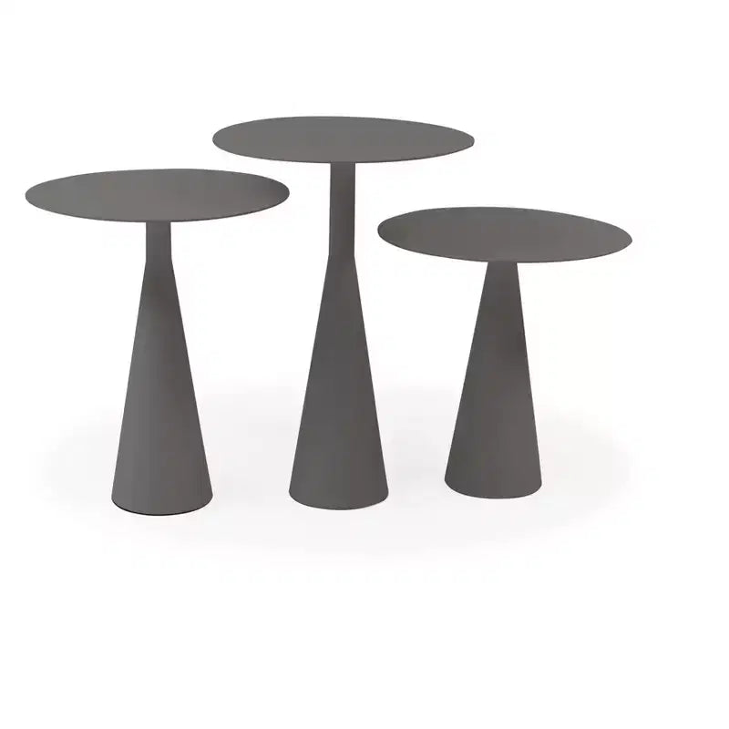 Table d'appoint rectangulaire en aluminium, 1 pièce