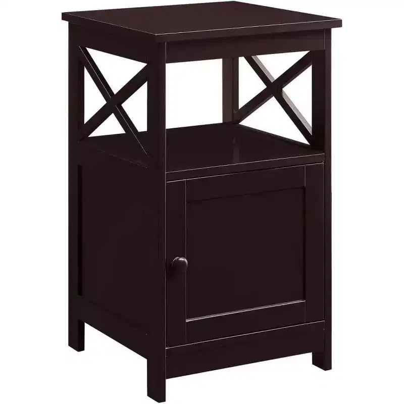 Table d'appoint rectangulaire en bois (1 pièce)