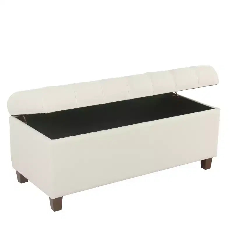 Banc de rangement capitonné Ainsley