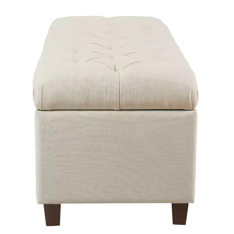 Banc de rangement capitonné Ainsley