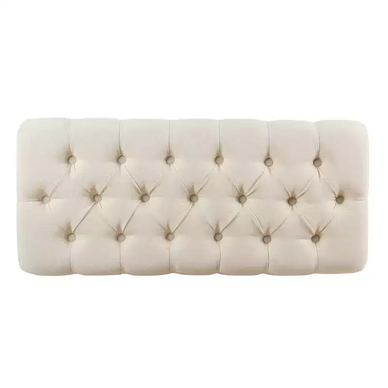 Banc de rangement capitonné Ainsley