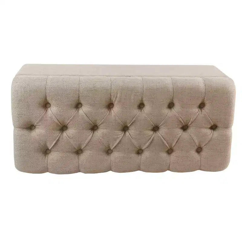 Banc de rangement capitonné Ainsley