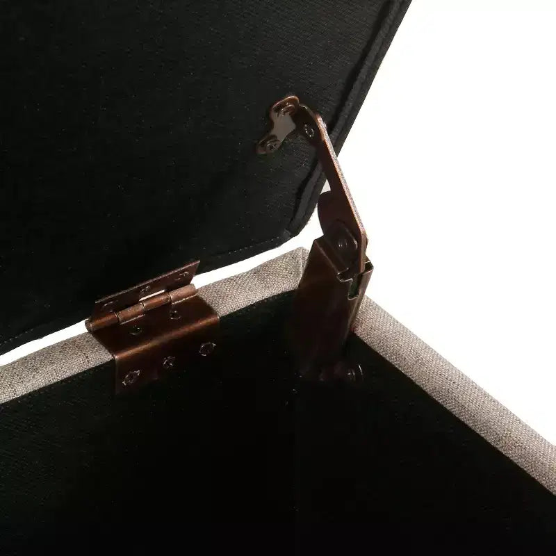 Banc de rangement capitonné Ainsley