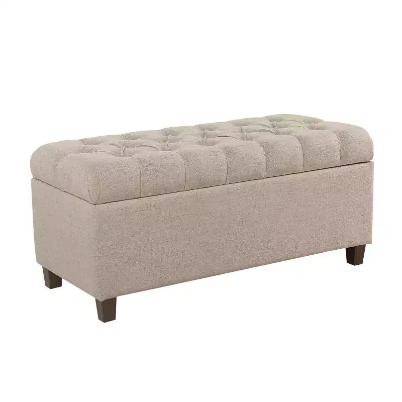 Banc de rangement capitonné Ainsley