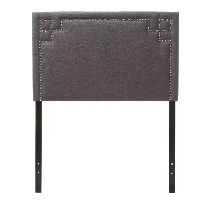 Geneva Modern And Contemporary Fabric Upholstered Headboard - Twin - Baxton Studio