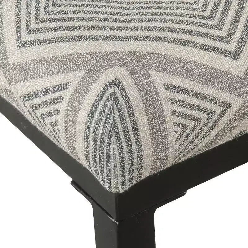 Tabouret de bar en métal à dossier ouvert, hauteur comptoir